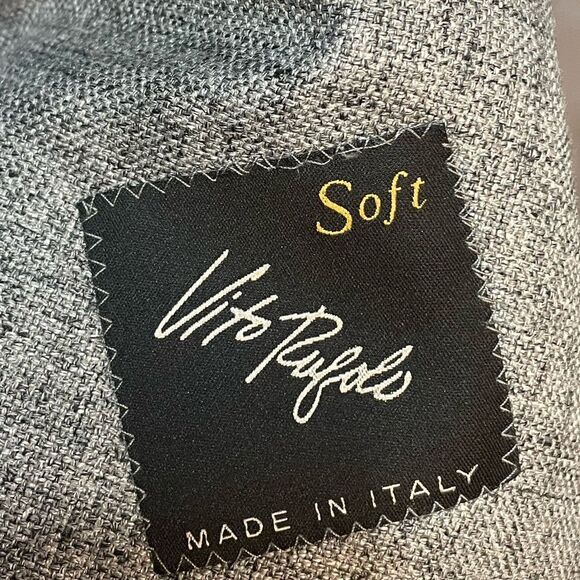 5 for $25🔥Vito Rufolo Grey Blazer Sports Jacket Size 46 Regular - Picture 6 of 7